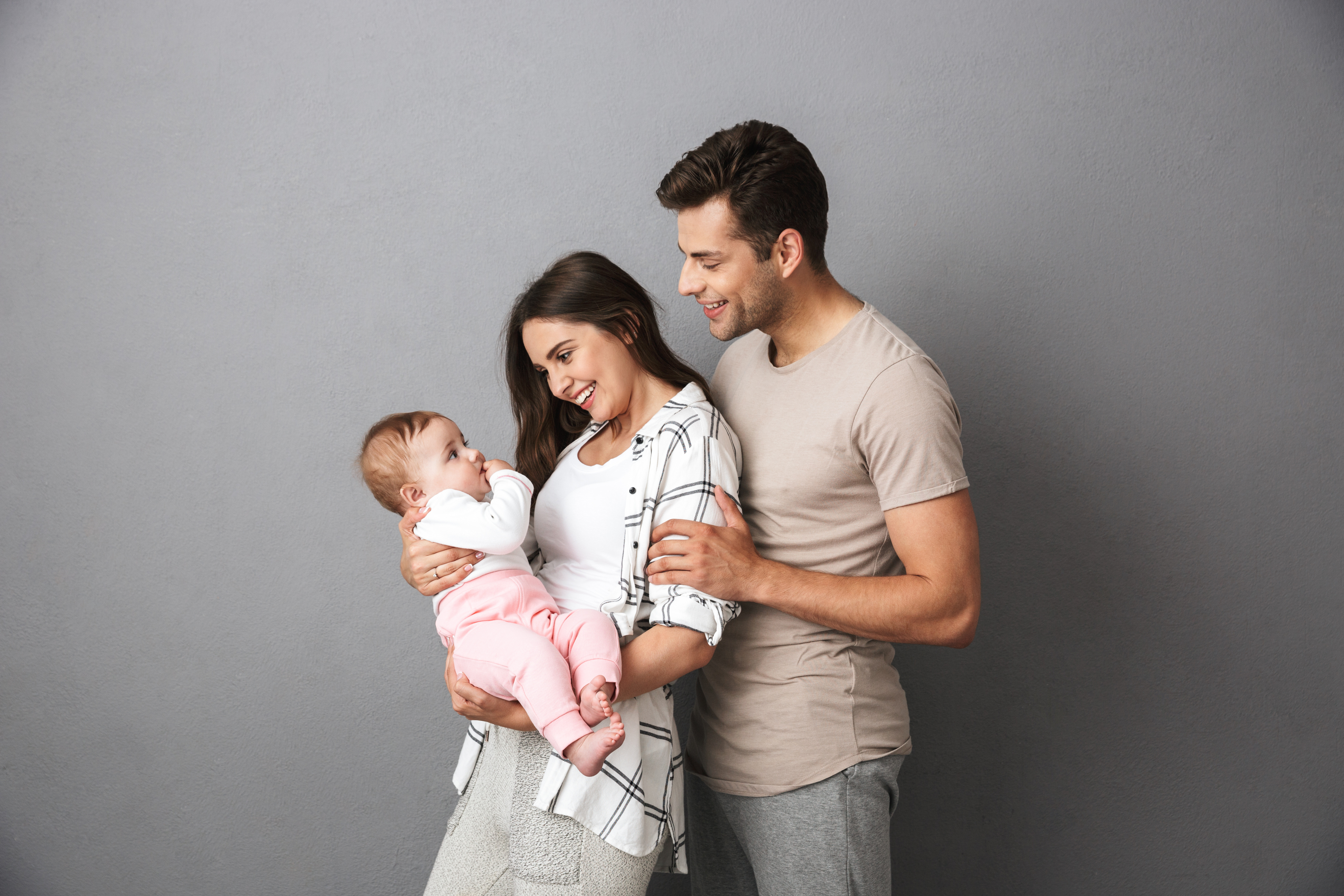 Newborn session in home, natural light